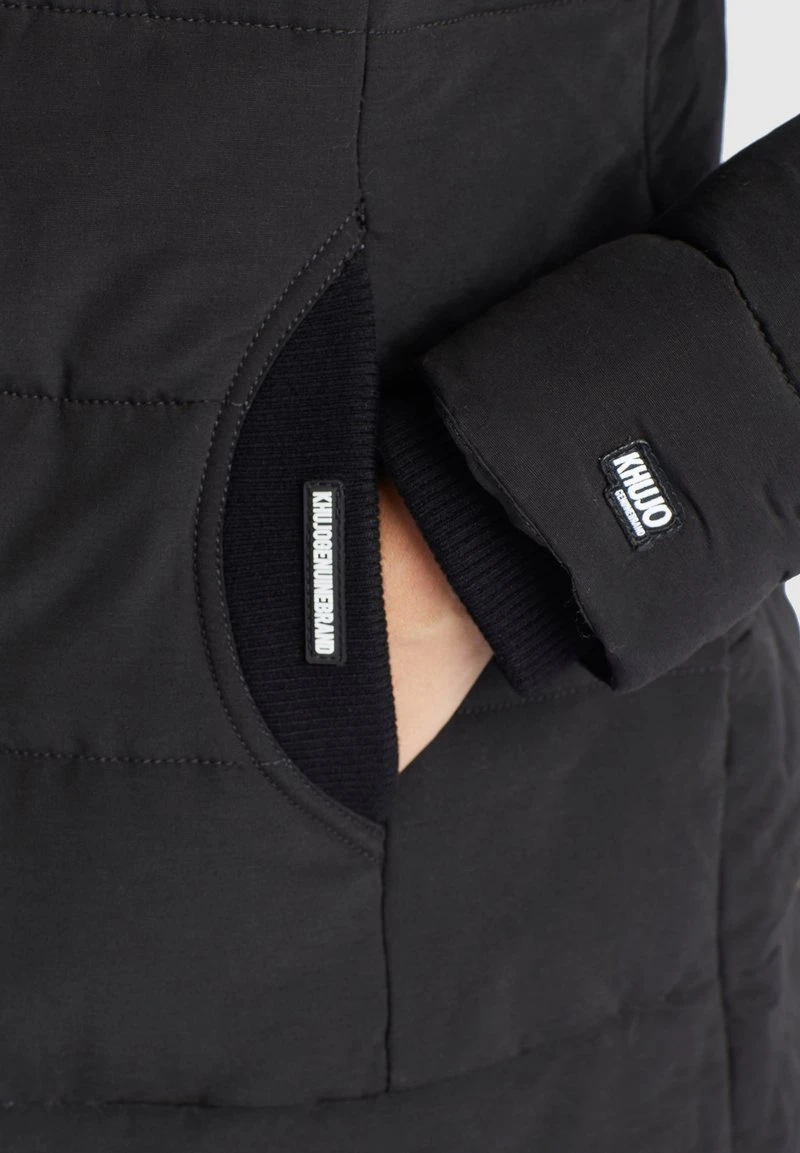 SHERMA2 - Abrigo de invierno - schwarz Khujo SHERMA2 - Abrigo De Invierno - Schwarz, Mujer -Ofertas KHUJO Tienda 2993fb08477e438997031dfb80ddf8d5