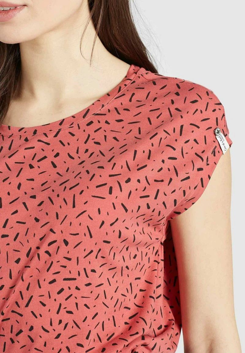 TALAJA - Camiseta estampada - rosa-schwarz gemustert Khujo TALAJA - Camiseta Estampada - Rosa-schwarz Gemustert, Mujer -Ofertas KHUJO Tienda 2aea2b599986483a8848f5523c9d7bdc