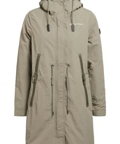 Khujo ADDA - Parka - Graugrün, Mujer -Ofertas KHUJO Tienda 2b107bd7a68c417897d0b9995b6e304b