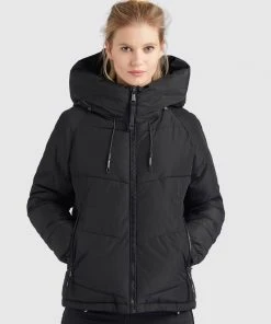 Khujo ESILA - Chaqueta De Invierno - Schwarz, Mujer
