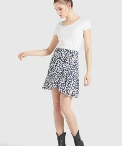 Khujo UNDINE - Falda Acampanada - Dunkelblau-weiß Geblümt, Mujer 14 Khujo UNDINE - Falda Acampanada - Dunkelblau-weiß Geblümt, Mujer -Ofertas KHUJO Tienda 2c638add342747fd84432d3cfdbb99f4