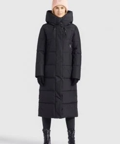 Khujo MANTEL SOULANI - Abrigo De Invierno - Schwarz, Mujer