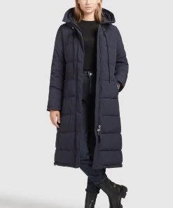 Khujo LIZZ - Abrigo De Invierno - Dunkelblau, Mujer -Ofertas KHUJO Tienda 2dd555f7e66d42a896d5803e50a02cf7