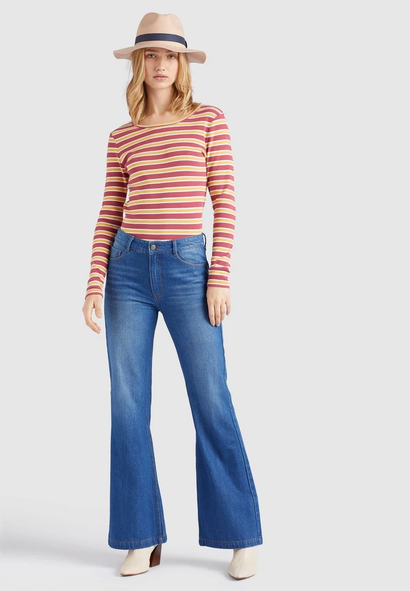 SICHUAN - Camiseta de manga larga - rosa-ocker gestreift Khujo SICHUAN - Camiseta De Manga Larga - Rosa-ocker Gestreift, Mujer -Ofertas KHUJO Tienda 2e730a1121fd408b81cce81a7b37e300