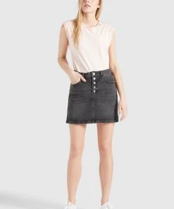 Khujo MAXIMA - Falda Vaquera - Schwarz Gewaschen, Mujer 3 Khujo MAXIMA - Falda Vaquera - Schwarz Gewaschen, Mujer -Ofertas KHUJO Tienda 2ea22918ecb84aab94ba819de19abbdf