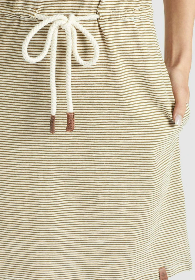 ANNEMARIE - Vestido ligero - weiß-ocker gestreift Khujo ANNEMARIE - Vestido Ligero - Weiß-ocker Gestreift, Mujer -Ofertas KHUJO Tienda 321dde8ad16142c4bc97a61eae9522e7