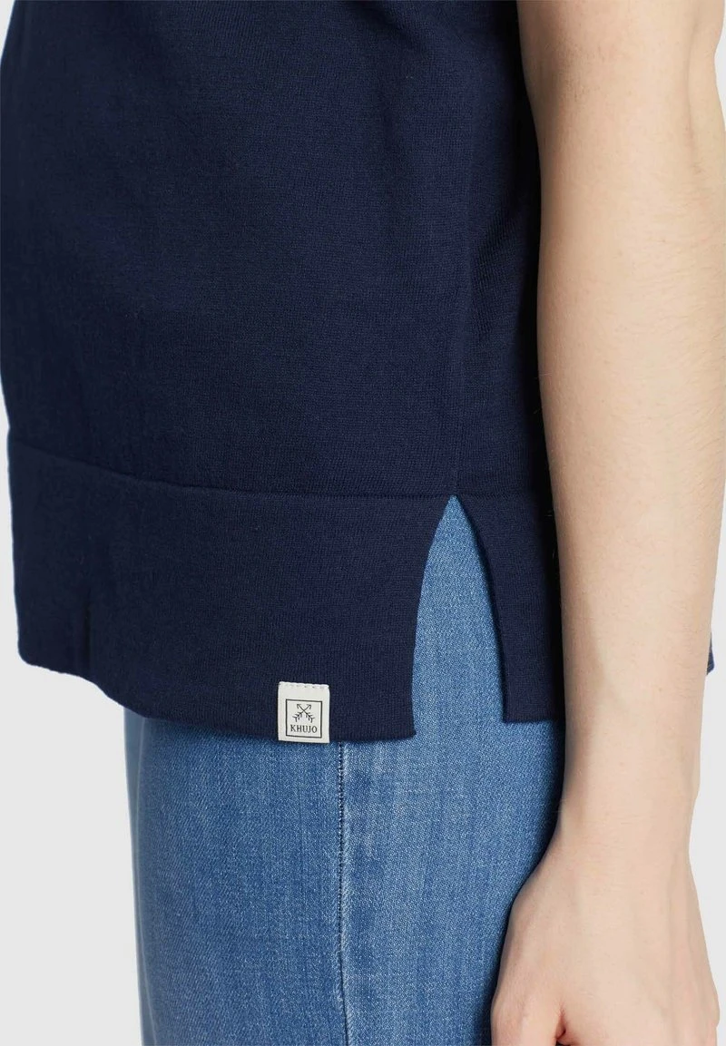 ALLMUT - Camiseta básica - dark blue Khujo ALLMUT - Camiseta Básica - Dark Blue, Mujer -Ofertas KHUJO Tienda 34c20f72af1d44a2b0c5184d34977d49