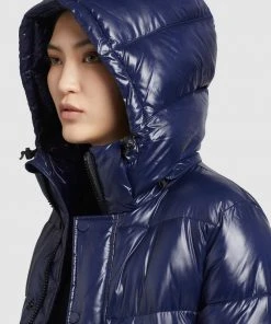 Khujo CORINNA SHINY - Abrigo De Invierno - Dunkelblau Glänzend, Mujer 5 Khujo CORINNA SHINY - Abrigo De Invierno - Dunkelblau Glänzend, Mujer -Ofertas KHUJO Tienda 359cbacdf40e4bfba25f0263e36a624b