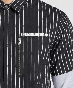 Khujo SKELTON - Camisa - Black, Hombre -Ofertas KHUJO Tienda 37ab253ca39d4f3aa16c0af84e16ebe1