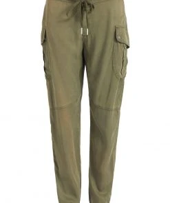 Khujo JOSLIN - Pantalones Cargo - Khaki Gewaschen, Mujer -Ofertas KHUJO Tienda 3811a0d61c94423cbd3fd7a242c73219
