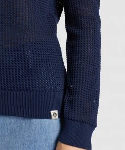 Khujo COSIMA - Jersey De Punto - Dark Blue, Mujer -Ofertas KHUJO Tienda 38898d2115da4a6e8ea07a2cda9f3eb9