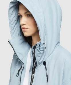 Khujo BLAIR - Chaqueta De Entretiempo - Hellblau, Mujer -Ofertas KHUJO Tienda 392c0a7128984d76bba724ac1605c186