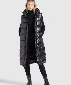 Khujo MAGNETA SHINY - Chaleco - Schwarz, Mujer -Ofertas KHUJO Tienda 3943ade2e10d4b5290b63752ea8c0bff