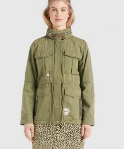 Khujo PAOLA2 - Parka - Oliv, Mujer