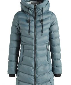 Khujo TUHANI SHINE - Abrigo De Invierno - Blaugrau, Mujer 6 Khujo TUHANI SHINE - Abrigo De Invierno - Blaugrau, Mujer -Ofertas KHUJO Tienda 3b95511257de4a8499d5351f94cc03a0