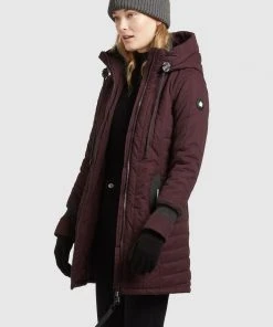 Khujo JERRY PRIME - Abrigo De Invierno - Weinrot, Mujer 4 Khujo JERRY PRIME - Abrigo De Invierno - Weinrot, Mujer -Ofertas KHUJO Tienda 3de483fa9a524cf1b31cffb7e088f08d