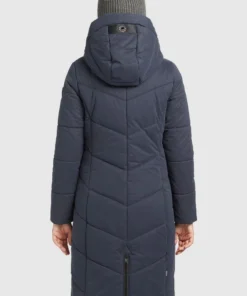 Khujo ARIBAY PEACHED - Abrigo De Invierno - Dunkelblau, Mujer -Ofertas KHUJO Tienda 3f0751aa027c47e29e308e8de3e50a74