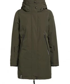 Khujo VIONA2 - Abrigo De Invierno - Dunkeloliv, Mujer -Ofertas KHUJO Tienda 3fe7de40ba6a46eb8e47be81f46244e8