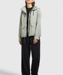 Khujo BLAIR - Chaqueta De Entretiempo - Blassgrün, Mujer -Ofertas KHUJO Tienda 41038aa736ec44eea4602bbbc3207a25