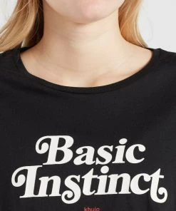 Khujo BANANI INSTINCT - Camiseta Estampada - Schwarz, Mujer -Ofertas KHUJO Tienda 410d1e6b199743b1b151a052a7bda2c0