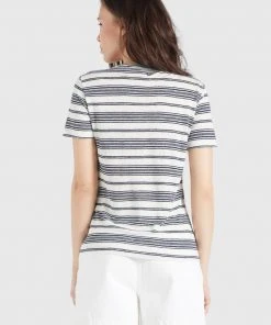 Khujo PERGOLA - Camiseta Básica - Naturweiß-dunkelblau Gestreift, Mujer 2 Khujo PERGOLA - Camiseta Básica - Naturweiß-dunkelblau Gestreift, Mujer -Ofertas KHUJO Tienda 417f9a23f8ae4a748841ac9ad1ffa2e3