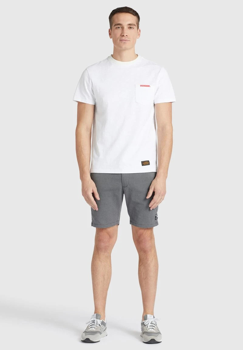 Khujo DESTIN SOLID - Camiseta Básica - Weiß, Hombre 2 Khujo DESTIN SOLID - Camiseta Básica - Weiß, Hombre - Imagen 2