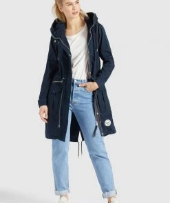 Khujo NANDA2 - Parka - Dunkelblau, Mujer -Ofertas KHUJO Tienda 41c51c2e671e41ae84eee97cddd79455