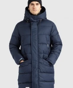 Khujo TAWAI - Abrigo De Invierno - Dunkelblau, Hombre