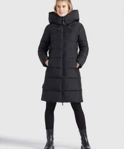 Khujo JILIAS - Abrigo De Invierno - Schwarz, Mujer