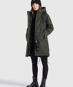 Khujo MANTEL XENIA - Abrigo De Invierno - Dunkelgrün, Mujer 4 Khujo MANTEL XENIA - Abrigo De Invierno - Dunkelgrün, Mujer -Ofertas KHUJO Tienda 46c4c825d25c499687442c8a256f27ad