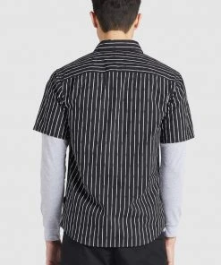 Khujo SKELTON - Camisa - Black, Hombre -Ofertas KHUJO Tienda 4736b65a9c0f4ab5ba6150142092e5f3