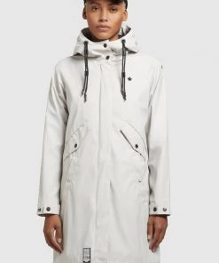 Khujo HALFA - Parka - Hellgrau, Mujer