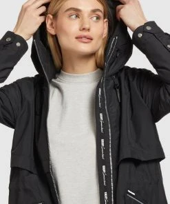 Khujo ARIANA - Parka - Schwarz, Mujer -Ofertas KHUJO Tienda 483ad09f6c434fc2a52fc003ad7821a2
