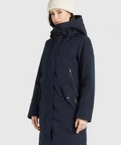 Khujo CHARLYN2 - Abrigo De Invierno - Dunkelblau, Mujer 5 Khujo CHARLYN2 - Abrigo De Invierno - Dunkelblau, Mujer -Ofertas KHUJO Tienda 49370f49523342a4a2424e4c9c549cbd