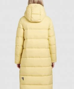 Khujo CORINNA MATT - Abrigo De Invierno - Hellgelb, Mujer -Ofertas KHUJO Tienda 4a0defbbba9e4bdab103c72d91c70732