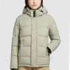 Khujo GERDA MATT - Chaqueta De Invierno - Blassgrün, Mujer