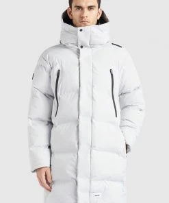 Khujo SASHA - Abrigo De Invierno - Hellgrau, Hombre