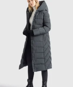 Khujo SILKE - Abrigo De Invierno - Grau, Mujer -Ofertas KHUJO Tienda 4b27ce479a8049c5ba17b34db4e4ff25