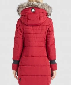 Khujo NIAMH - Abrigo De Invierno - Rot, Mujer -Ofertas KHUJO Tienda 4bd747dd86ab4d0caf54b56ba3ffdc1f