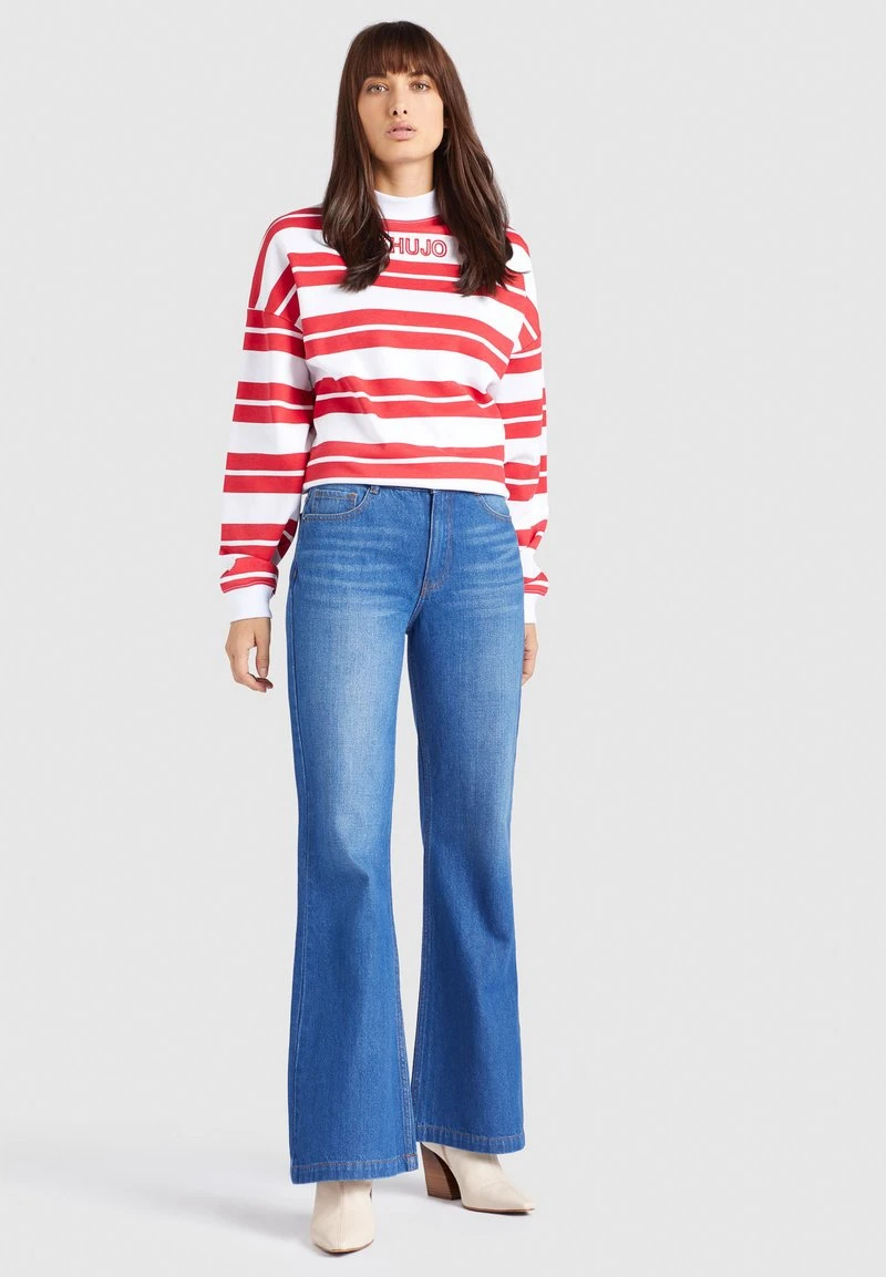 Khujo APONA - Sudadera - Rot-weiß Gestreift, Mujer 2 Khujo APONA - Sudadera - Rot-weiß Gestreift, Mujer - Imagen 2