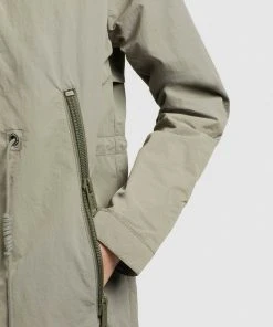 Khujo ADDA - Parka - Graugrün, Mujer -Ofertas KHUJO Tienda 4e6941cfb2304308989d5b2d7eaece16