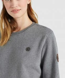 Khujo LISEL - Sudadera - Grau Meliert, Mujer -Ofertas KHUJO Tienda 4f1ad4ec9fcc4ac897f734e4eaad93bf