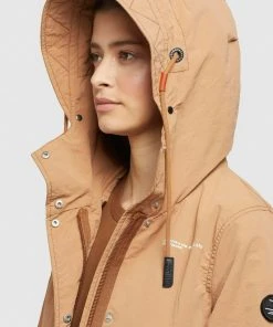 Khujo CAIMA - Parka - Toffee, Mujer -Ofertas KHUJO Tienda 4f34b08ae63d4db3bb743d6bf3267caf