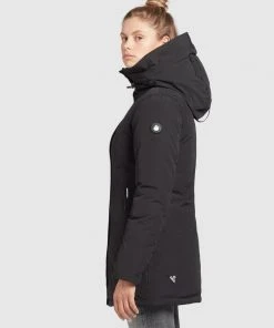 Khujo KANDA - Abrigo De Invierno - Schwarz, Mujer -Ofertas KHUJO Tienda 50f5265fcc4e42afa5fd900e1b484495