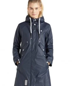 Khujo SOLEA2 - Impermeable - Dunkelblau, Mujer