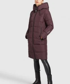 Khujo JILIAS - Abrigo De Invierno - Weinrot, Mujer -Ofertas KHUJO Tienda 515cbbcdf48049afbcd60ee7209438dc