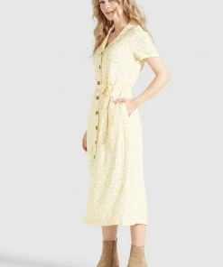 Khujo GOYA - Vestido Camisero - Gelb-weiß Geblümt, Mujer 13 Khujo GOYA - Vestido Camisero - Gelb-weiß Geblümt, Mujer -Ofertas KHUJO Tienda 518b2fd2f5594856a8982c106e6e3188