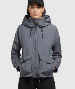 Khujo BLAIR - Chaqueta De Entretiempo - Graublau, Mujer