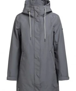 Khujo ARTISA - Parka - Graublau, Mujer -Ofertas KHUJO Tienda 51b9cc2866f940f49805c8c92f496b5a