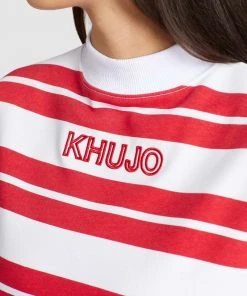 Khujo APONA - Sudadera - Rot-weiß Gestreift, Mujer 14 Khujo APONA - Sudadera - Rot-weiß Gestreift, Mujer -Ofertas KHUJO Tienda 524f7f393c364cb6baf301da4dc8eb68